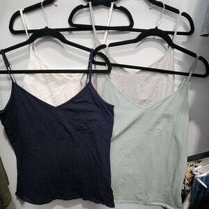 Amazon Essentials Women's Camisole Set - Navy, Gray, Mint, And White